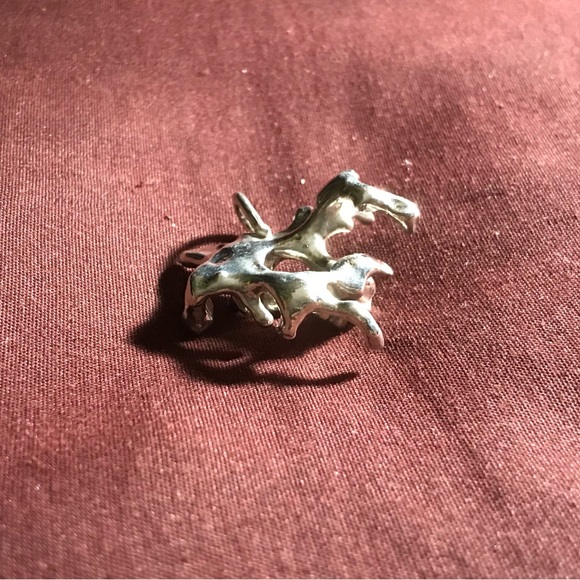 Sterling Silver Large Free Form Pendant - Picture 9 of 16